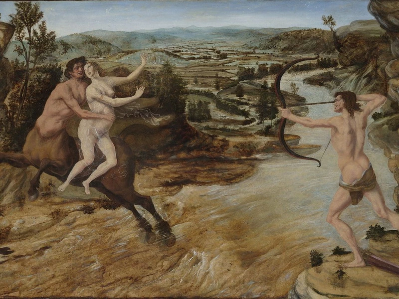 1431-Antonio del Pollaiolo - Hercules e Deianira